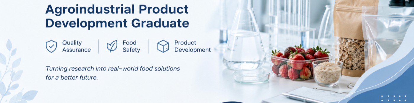 Banner profil LinkedIn Alina — Agroindustrial Product Development Graduate