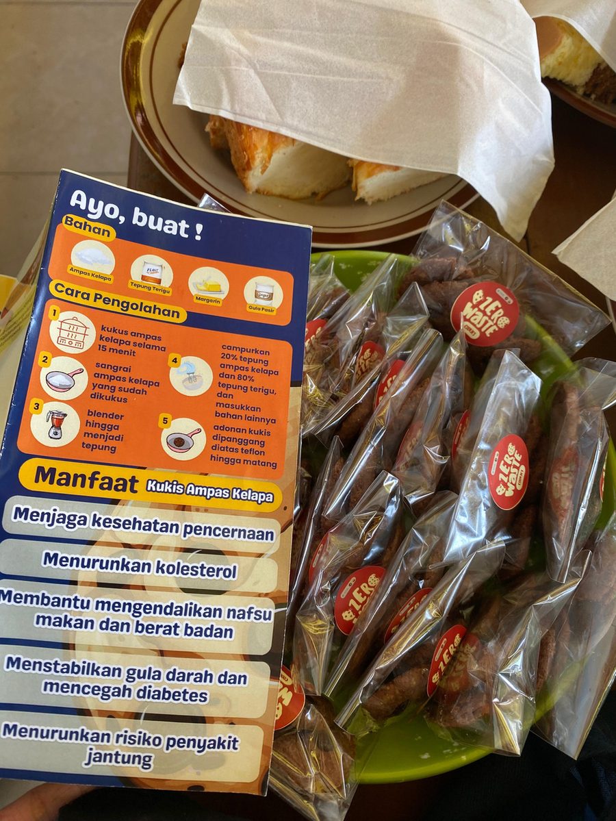 Kemasan cookies ampas kelapa